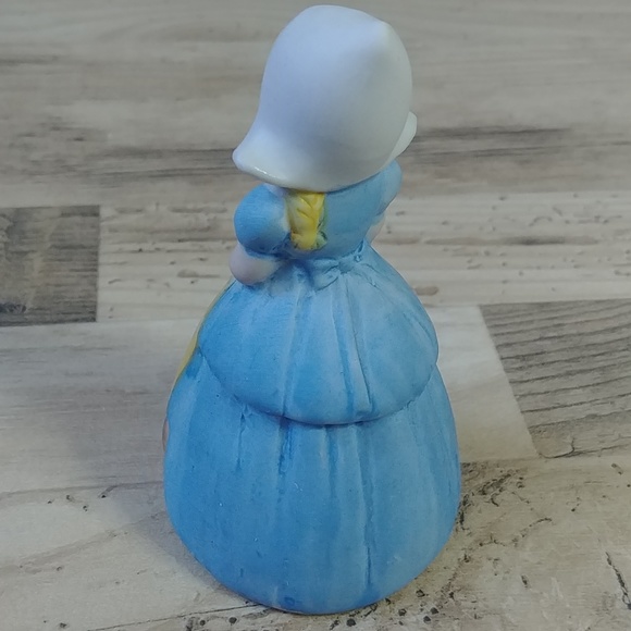 Dutch Little Girl Ceramic Bell Hand Painted - Picture 3 of 4